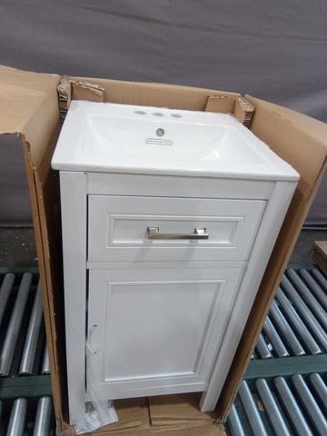 allen + roth Crest Hill Single Sink Bathroom Vanity | AllSurplus | Pittston