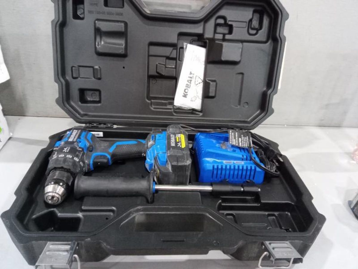 Kobalt XTR 24-volt 1/2-in Keyless Brushless Cordless Drill | AllSurplus ...