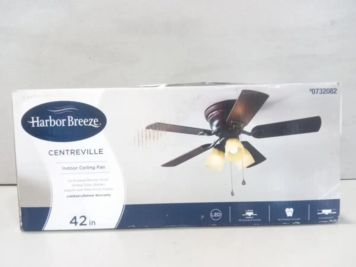 Harbor Breeze Centreville 42in OilRubbed Bronze Indoor Flush Mount