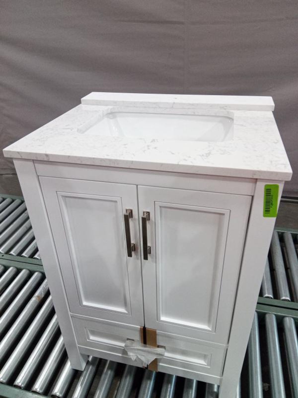 allen + roth Crest Hill 24-in White Undermount Single Sink Bathroom ...