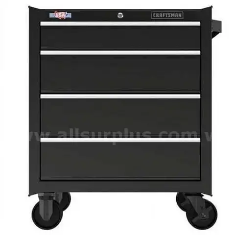 Onsite, Buy Now-Craftsman S1000 27 in. 4 drawer Steel Rolling Tool Cabinet 32.5 in. H X 18 in. D-Non Refundable