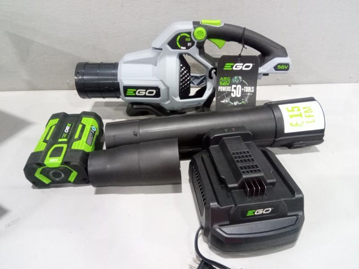 Ego Power 56 Volt 615 Cfm 170 Mph Battery Handheld Leaf Blower 2 5 Ah