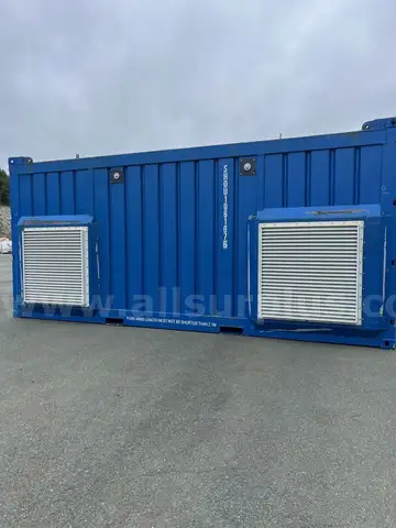 2 ea. CAT Diesel Generator Set, C4.4, 72kW, 208v, Enclosed in 21ft Container
