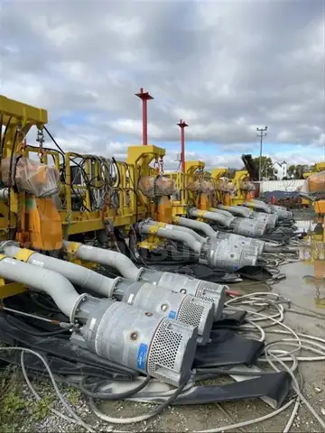 Pump Saddles w/ De-Ballasting Pumps & Associated Equipment, Qty 6 Saddles