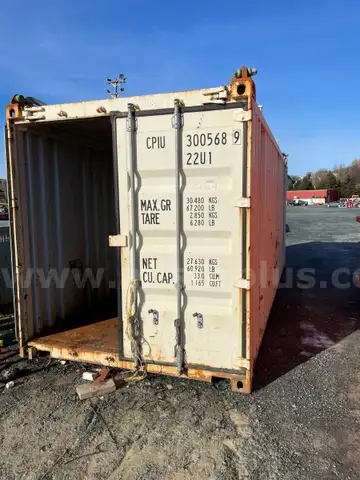 Shipping Containers, 20ft x 8ft, Qty 2