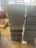 10 Storage containers stackable some with lids 21x16x12  heavy duty but used