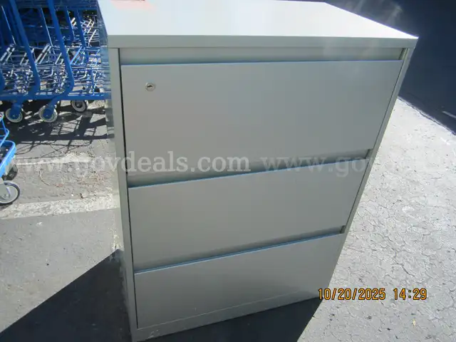 REMIX MARKET - (1) Metal 3-Drawer File Cabinet and (3) Bulletin Boards