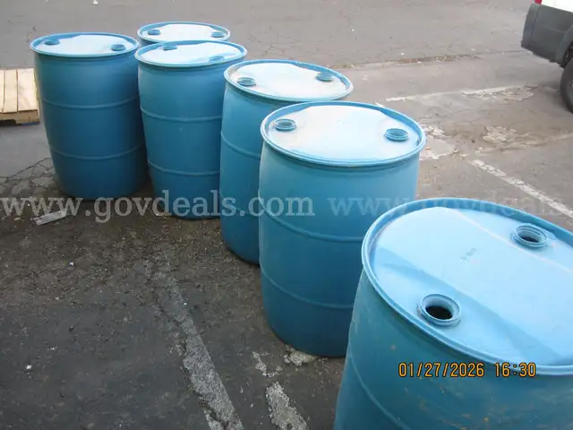 COSD - 8 Plastic gallon water barrels