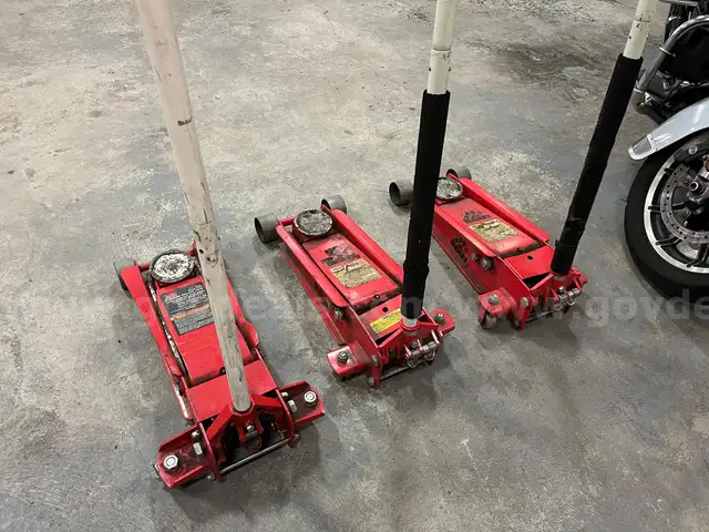 THREE - 3 1/2 TON FLOOR JACKS