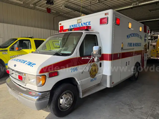 1998 Ford Econoline Ambulance 7.3L Turbo DIESEL