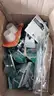 Miscellaneous hardware, shovels, plywood, fluids Lot #7