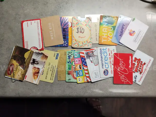 Various Gift Cards