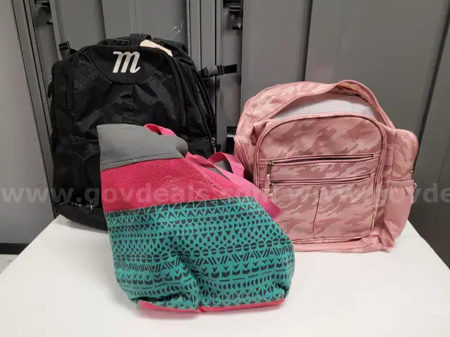 Marucci Sports Backpack and 2 other bags