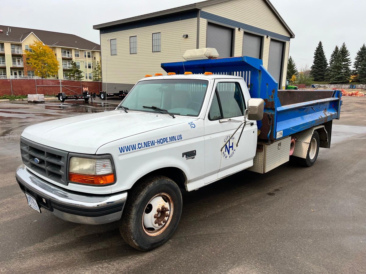 1997 Ford F-350XL with Dump Box | AllSurplus