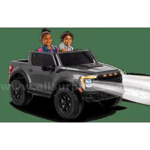 Ford F-150 Raptor 12V Battery Ride-on Toy Carbonized Grey by Huffy