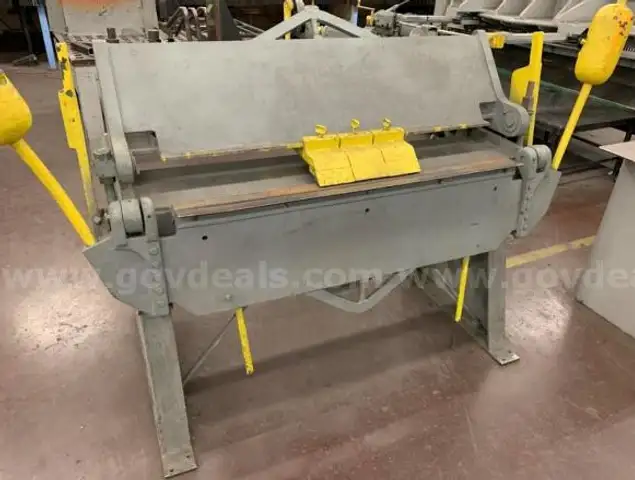(1) Chicago 4’ Box & Pan Brake (some tooling included)