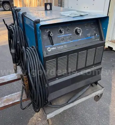 (1) Miller Goldstar 452 (does not include leads, stinger, or ground clamp)