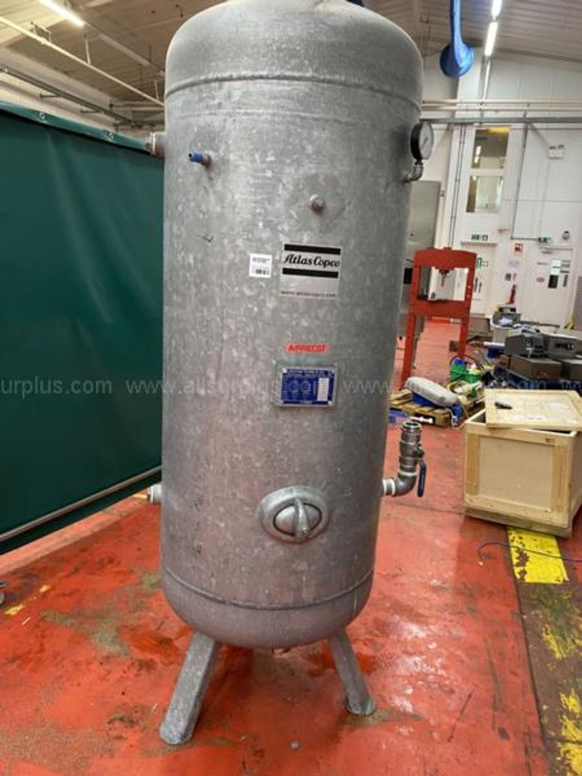 Atlas Copco 1,000 Litre Air Receiver | AllSurplus