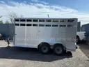 2021 Frontier 7&#x27; x 16&#x27; Livestock aluminium trailer (Mint condition)