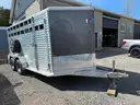 2021 Frontier 7&#x27; x 16&#x27; Livestock aluminium trailer (Mint condition)