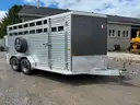 2021 Frontier 7&#x27; x 16&#x27; Livestock aluminium trailer (Mint condition)