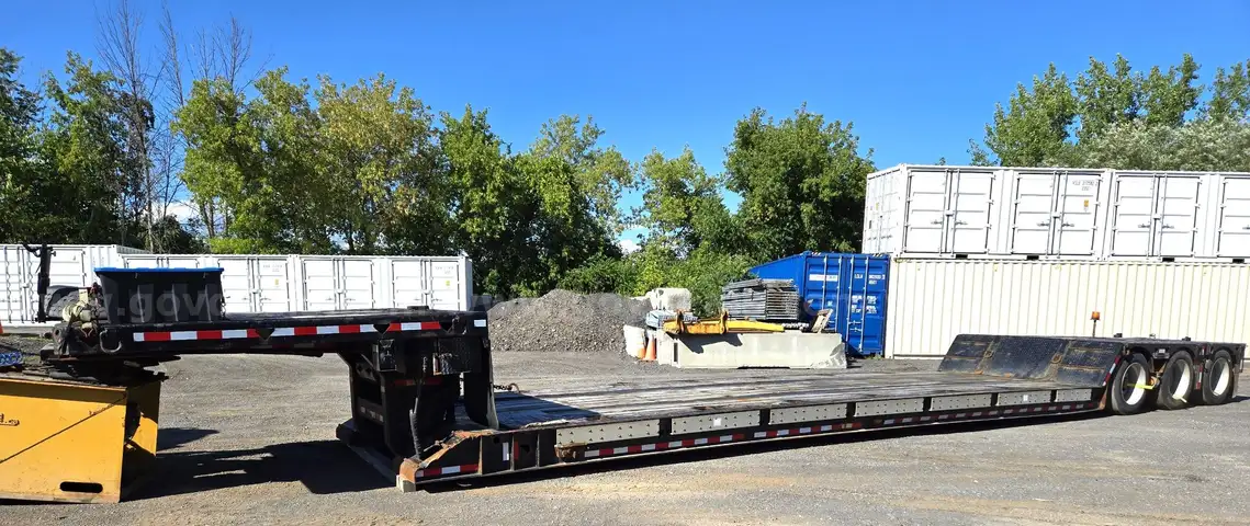 2018 BWS 53&#x27; RGN Double drop lowboy detachable 29&#x27; 6&#x27;&#x27; well