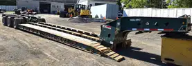 2011 TRAIL KING TKDHG-110 55 tons. hyd. detachable lowboy trailer