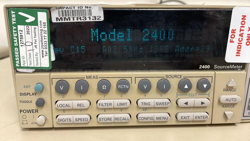 Keithley 2400 Sourcemeter | AllSurplus