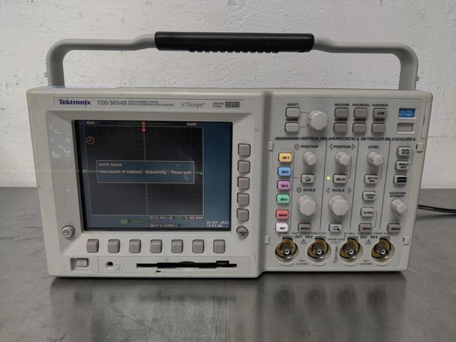 Tektronix TDS3054B Four Channel Color Digital Phosphor Oscilloscope ...