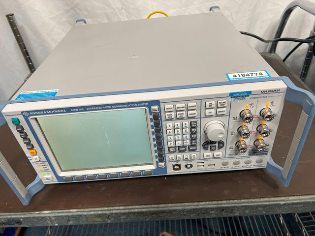 ROHDE & SCHWARZ CMW500 WIDEBAND RADIO COMMUNICATION TESTER | AllSurplus