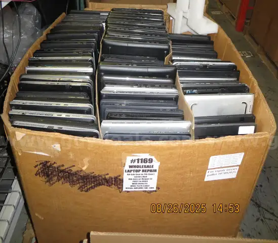 Lot of 240 6th gen or newer i series laptops for repair