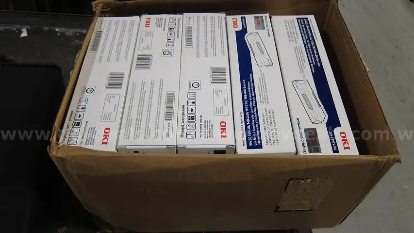 Wholesale Lot of 20 New Sealed Oki 43979201 Black Toner Cartridges