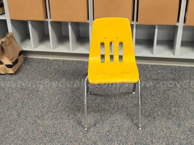 Lot of 3 - Small Student Chairs