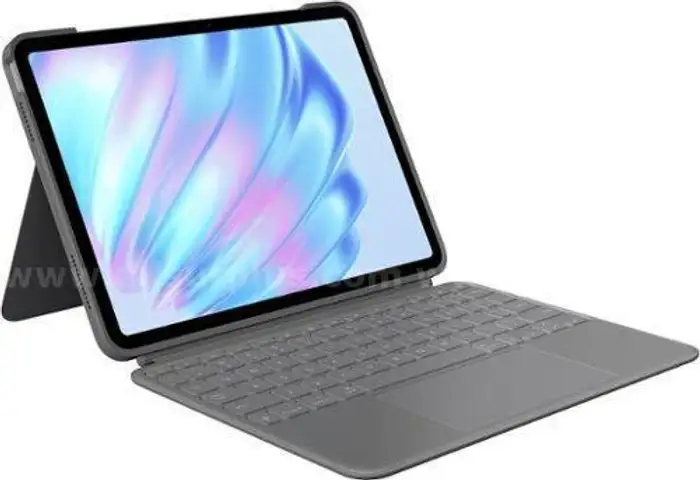 Logitech - Combo Touch for iPad Air 11-inch (Latest Model)(M2 chip) Keyboard Case with Detachable Keyboard and Trackpad