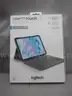 Logitech - Combo Touch for iPad Air 11-inch (Latest Model)(M2 chip) Keyboard Case with Detachable Keyboard and Trackpad