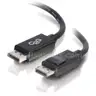 C2G Cables to Go 54402 10 DisplayPort Male/Male Cable with Latches Black