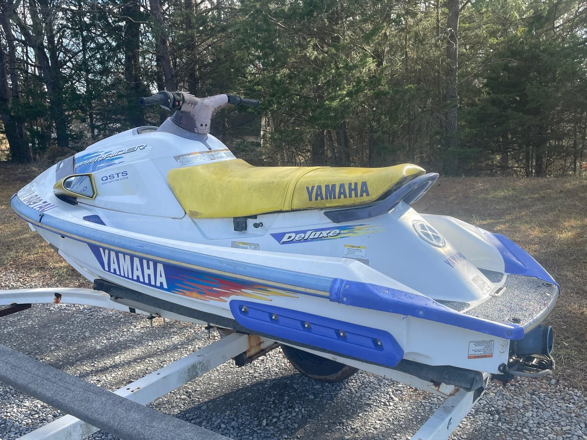 1995 Yamaha Wave Blaster Jetski w Double Trailer AllSurplus