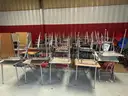 1 Lot of 40 Student Desk/Chair Combo Sets