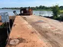 Oil Derrick Maintenance Barge