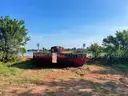 Oil Derrick Maintenance Barge