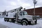 National Crane 600E2 Crane on 2012 Freightliner M2 112V T/A Flatbed Truck