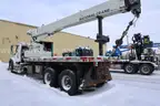 National Crane 600E2 Crane on 2012 Freightliner M2 112V T/A Flatbed Truck