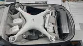 DJ1 Phantom 4 drone (does not have remote ID and does not connect to controller)