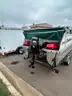 1996 Sundancer 159F pontoon boat. See long description. Lot 066.