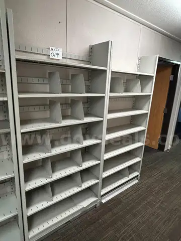(3 sections) of Shelving
