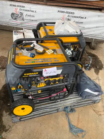 (2) Firman Generators &#x26; (1) iPower Generator