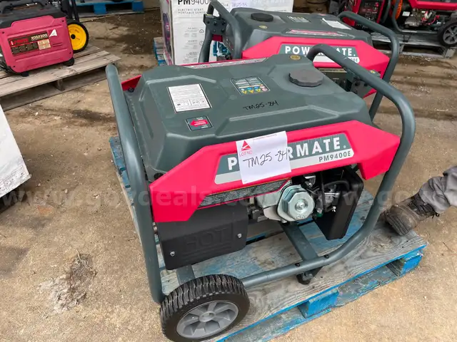 (2) PowerMate Generators