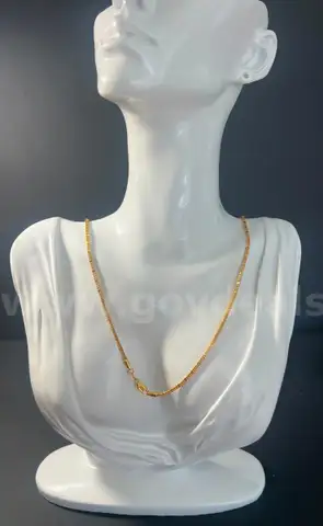 Remix Market - 21K Yellow Gold Necklace &#x2013; 18.5&#x22;, 10.1g (Broken at Center)