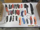 Remix Market - 2 Boxes of Miscellaneous Knives &#x2013; Utility, Pocket, Multi-Tools &#x26; More
