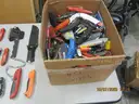Remix Market - 2 Boxes of Miscellaneous Knives &#x2013; Utility, Pocket, Multi-Tools &#x26; More